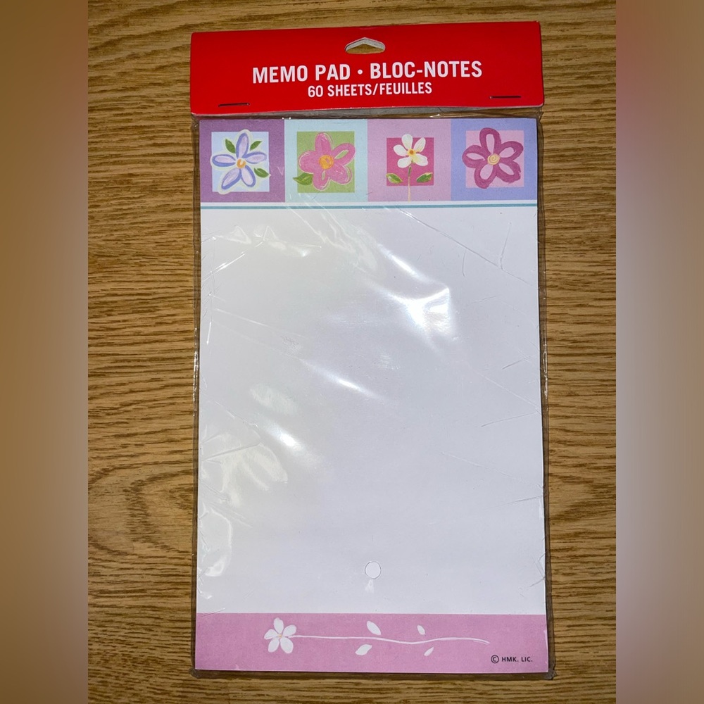 Floral Notepad with 60 Sheets